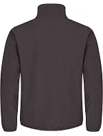 Clique Classic Softshell Jkt M Pánska 3-vrstvová softshellová bunda 67.0910 tmavošedá