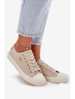 Dámské Textilní Tenisky Big Star model 21693141 Béžové - Big Star Shoes Dámské Textilní Tenisky Big Star model 21693141 Béžové - Big Star Shoes
