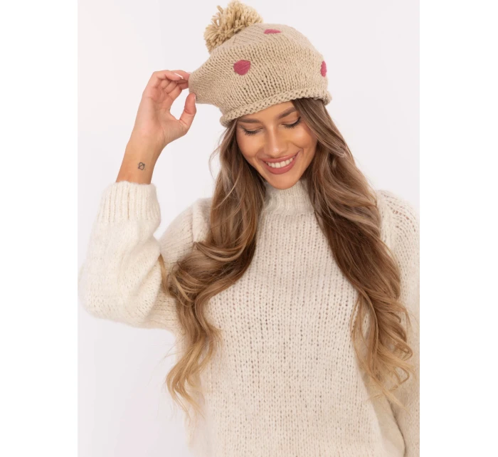 Czapka AT CZ model 20731375 beżowy - FPrice