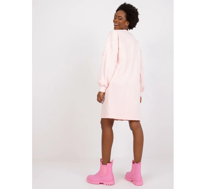 Dámske šaty Dress-EM-SK-717.33X-svetlo ružová