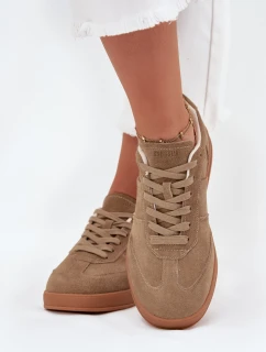 Dámske semišové tenisky Big Star HI-POLY SYSTEM - béžové