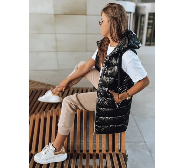 PETRA dámska vesta čierna FashionStreet TY2952