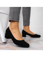 W černé semišové lodičky s model 19443130 - SERGIO LEONE