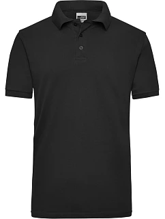 JN 801 Pánské pracovní piqué polo z těžké bavlny model 22490458 black - Daiber