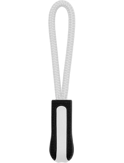 Kariban K 851, 4 ks prívesok na zips 20.K851 čierny/biely Kariban K 851, 4 ks prívesok na zips 20.K851 čierny/biely