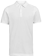 Untagged Movement OCS Polo Unisex – polo tričko z hrubej bavlny 66.2010 biele Untagged Movement OCS Polo Unisex – polo tričko z hrubej bavlny 66.2010 biele