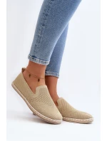 Wsuwane Damskie Espadryle Beżowe Harmonie Wsuwane Damskie Espadryle Beżowe Harmonie
