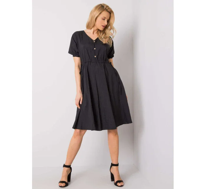 Šaty 217 SK model 15090849 černá - FPrice Šaty 217 SK model 15090849 černá - FPrice