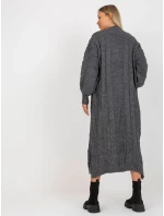 Dámsky sveter LC SW 8032 tmavo šedý