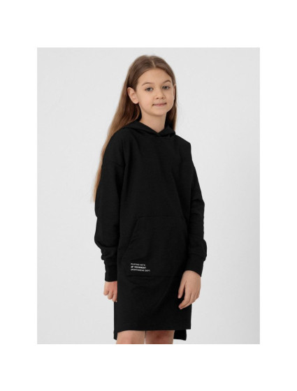 Dievčenské šaty HJL22-JSUDD001-20S čierne - 4F