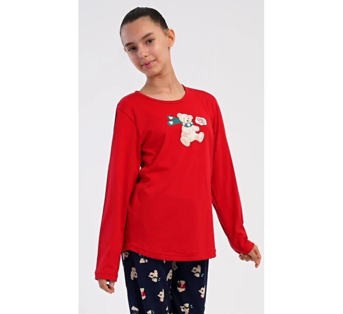 Detské dlhé pyžamo Medveď so šatkou Detské dlhé pyžamo Medveď so šatkou