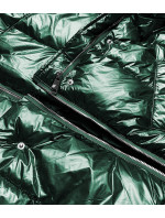 Zelená dámska zimná bunda v troch veľkostiach (omdl-009)