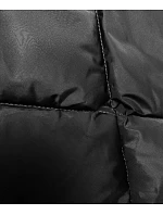 Černá zimní bunda s límcem model 21246085 - LHD Černá zimní bunda s límcem model 21246085 - LHD