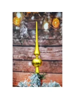 VÝŠKA VRCHOLU VIANOČNÉHO STROMČEKA 25 CM ZLATÁ