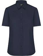 JN 679 Popelínová halenka s krátkým rukávem model 22488269 navy - Daiber