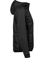 Tee Jays TJ 9113 Dámska hybridná strečová bunda s kapucňou 18.9113 čierna/čierna Tee Jays TJ 9113 Dámska hybridná strečová bunda s kapucňou 18.9113 čierna/čierna