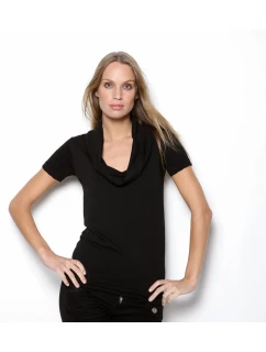 Dámske tričko - TALANA Farba: čierna, veľkosť: