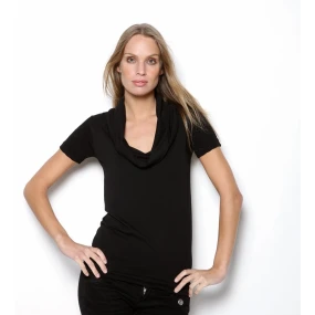 Dámske tričko - TALANA Farba: čierna, veľkosť: