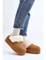 Dámské sněhule na tlusté Camel model 21644664 - Boto Dámské sněhule na tlusté Camel model 21644664 - Boto