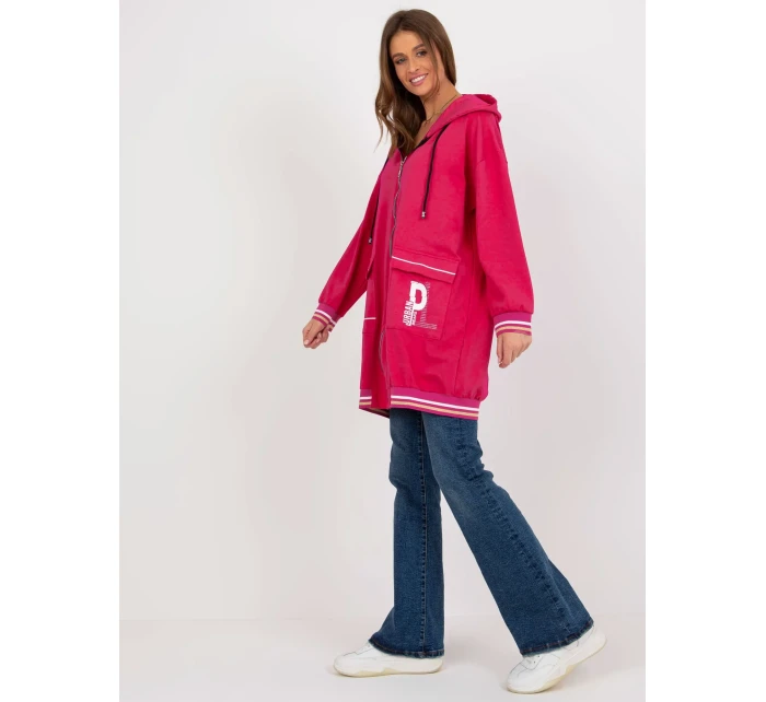 Dámska mikina RV BL 8149.91P fuchsiová - FPrice