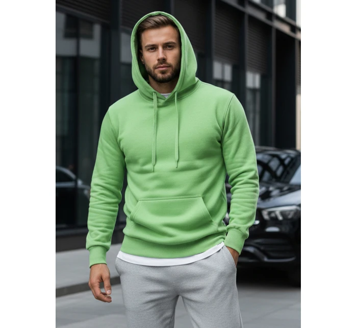 Pánska mikina s kapucňou mint FashionStreet BX5082