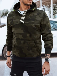 Pánska mikina s kapucňou moro green FashionStreet BX5615