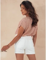 Dámské šortky BEACH white Dstreet model 21977928 - FashionStreet
