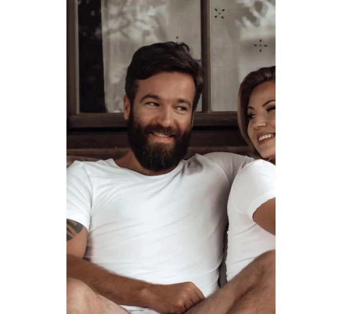 Pánske tričko 00990 white - BRUBECK