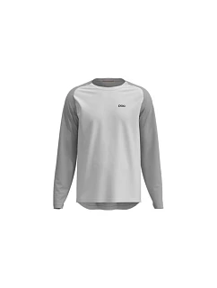 Cyklistické tričko POC M's Motion Air L/S Jersey, bílé