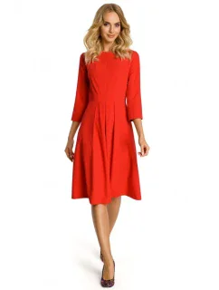 Šaty se předním dílem červené model 18001698 - Moe
