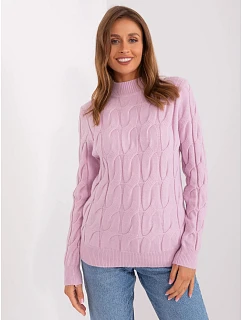 Dámský svetr model 22365124 světle fialová - FPrice