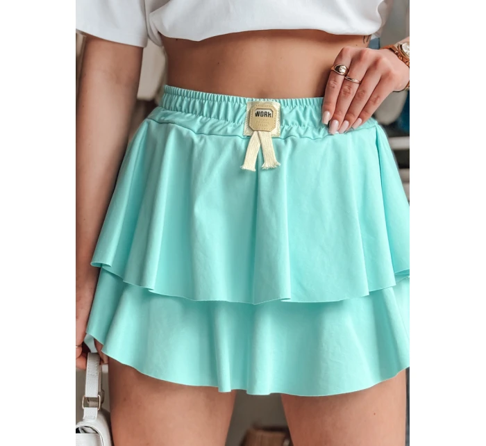 FALBELA mätová mini sukňa s volánom FashionStreet CY0495