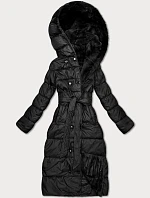 Obojstranná zimná bunda z umelej kožušiny Minority black (P3-6020-1)