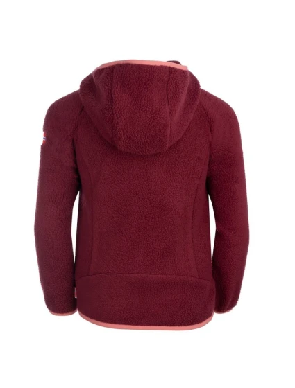 Dívčí bunda Jacket fleecová bunda s kapucí pro dívky červená model 22068348 - Trollkids