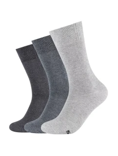3ks pánské základní ponožky model 22402055 Grey 3942 - Skechers