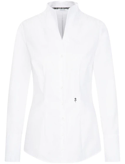 Seidensticker Chalice Blouse Slim LSL Popelínová blúzka s dlhými rukávmi 78.1182 biela Seidensticker Chalice Blouse Slim LSL Popelínová blúzka s dlhými rukávmi 78.1182 biela