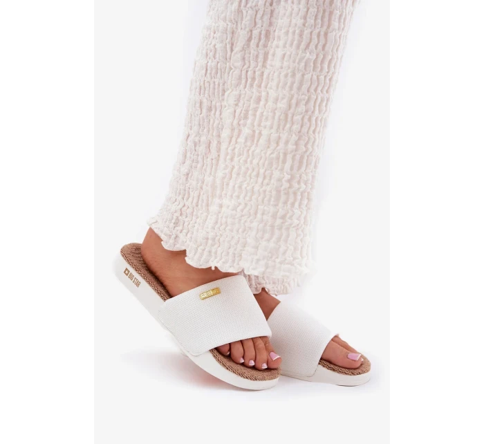 Dámske papuče Big Star - biele Dámske papuče Big Star - biele