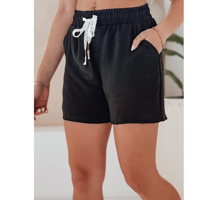 Dámske šortky NOT TOMORROW black FashionStreet SY0445