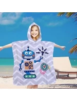 PončoBavlnené svetové detské plážové pončo s kapucňou 60x60 PončoBavlnené svetové detské plážové pončo s kapucňou 60x60