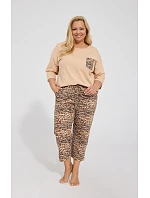 Pyžamo Cornette 1103/495 Wild, 2 kusy, 3XL–5XL Pyžamo Cornette 1103/495 Wild, 2 kusy, 3XL–5XL