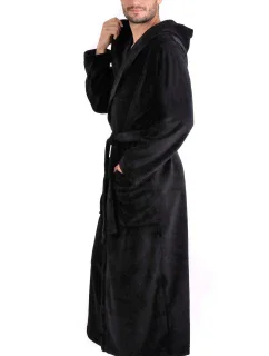 župan Milano s kapucí černý