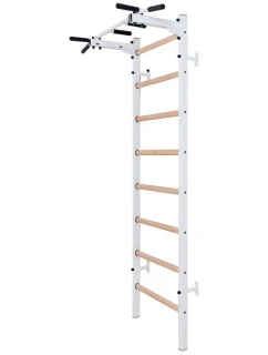 DREVENO-KOVOVÝ GYMNASTICKÝ REBRÍK S HRAZDOU LAVIČKA 221W