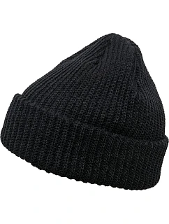 Flexfit 1502RB Rebrová pletená čiapka 55.02RB čierna