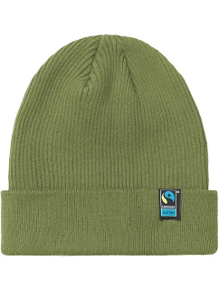 Neutral O 93056 Pletená čiapka z bio bavlny s certifikátom Fairtrade 77.9356 military