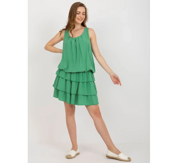 TW SK BI 8139 šaty.44 zelená TW SK BI 8139 šaty.44 zelená