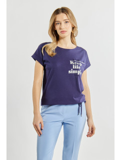 Monnari Trička Dámské bavlněné tričko Navy Blue