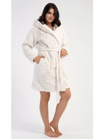 Dámsky krátky župan s kapucňou Karolína