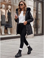 Dámská zimní bunda parka černá Dstreet model 21970996 - FashionStreet