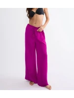 Summer Satin Trousers - RED - TRIUMPH RED - TRIUMPH