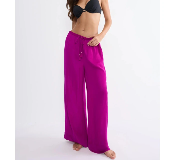 Summer Satin Trousers - RED - TRIUMPH RED - TRIUMPH